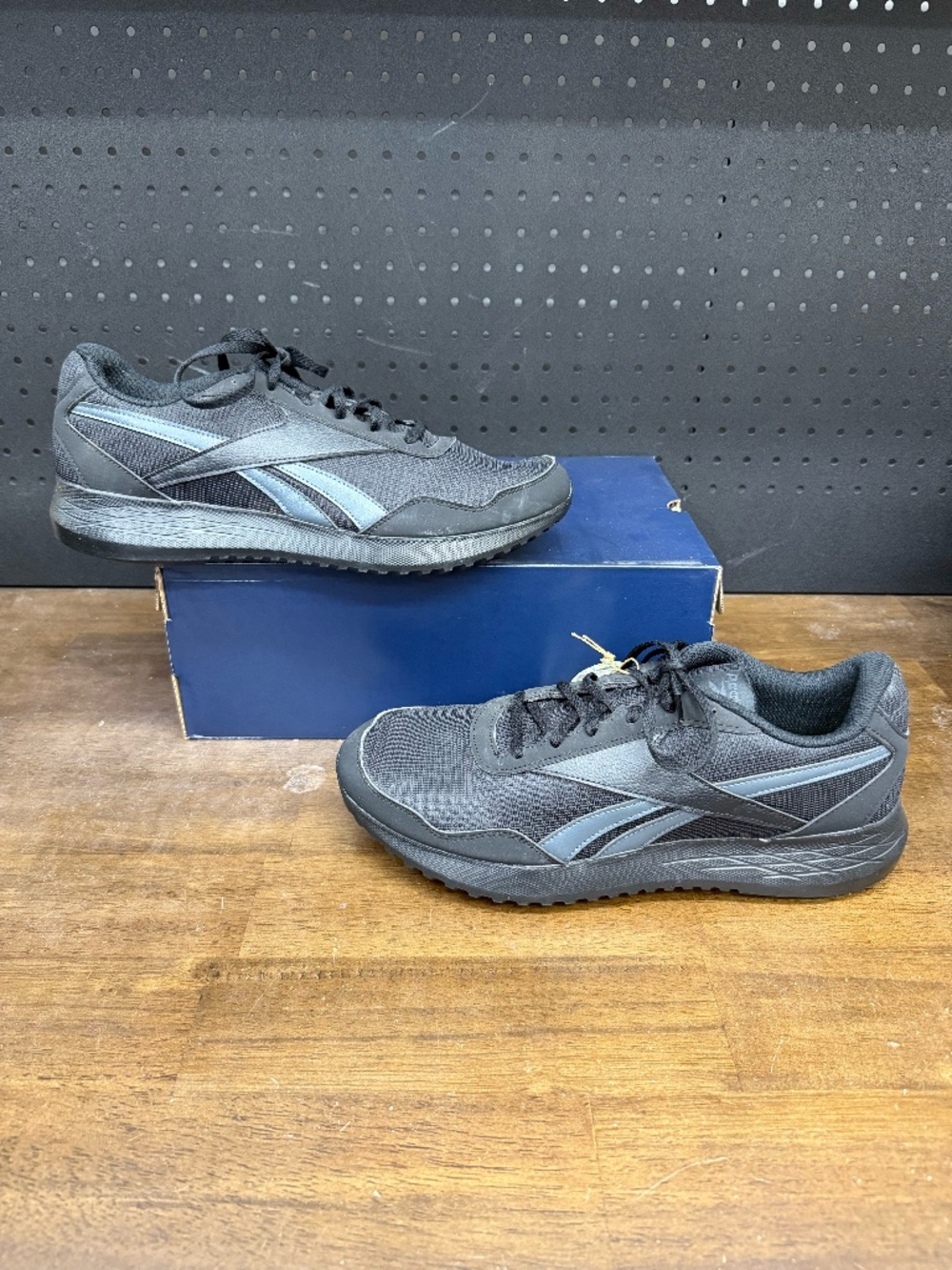 New W/O Box! Men's Reebok Energen Lite 'Black Grey' Running Sneakers Size 13